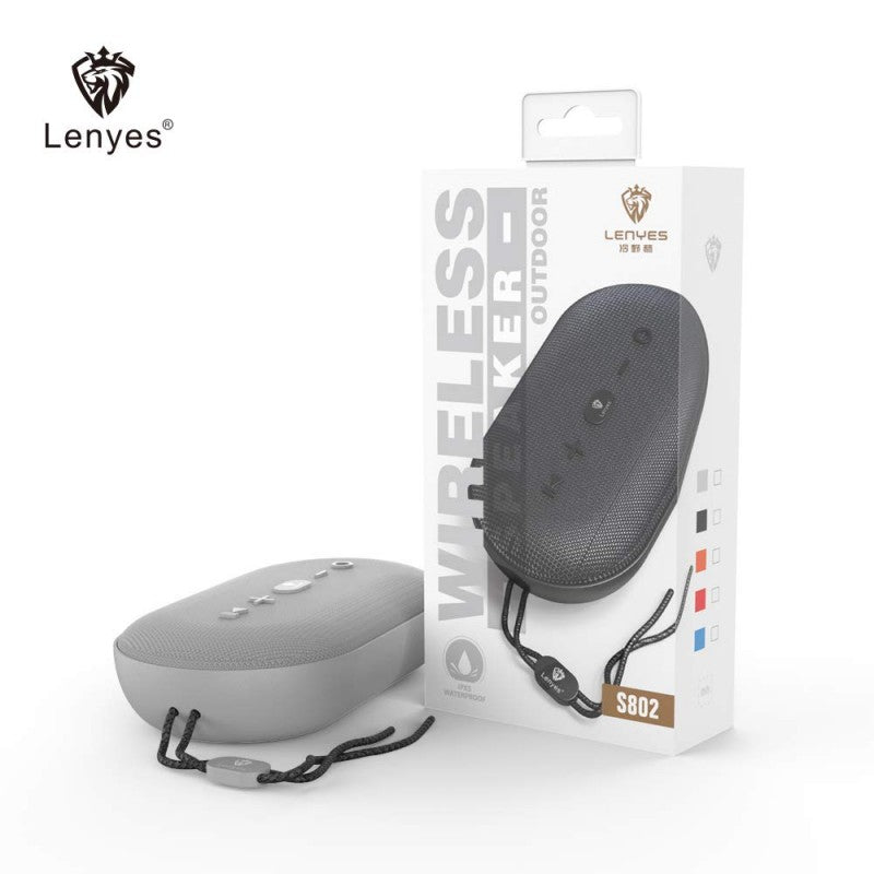 LENYES S802 IPX5 Waterproof Bluetooth Speakers, TWS Full Range Loudspeaker Shockproof & Dust-Proof Multiple Protection, Build-In Lithium Battery LENYES S802 IPX5 Waterproof Bluetooth Speakers, TWS Full Range Loudspeaker Shockproof & Dust-Proof Multiple Protection, Build-In Lithium Battery